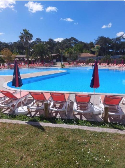 Mobilhome 6-8 Personnes Camping Les Viviers 4 Etoiles Cap Ferret Lège-Cap-Ferret Exterior foto